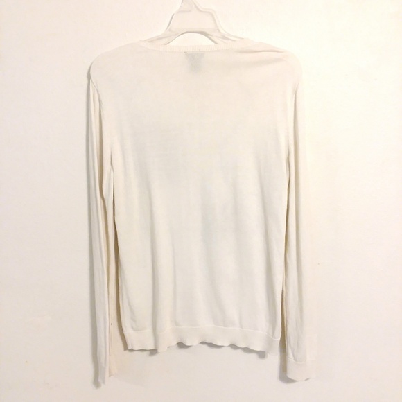 Ann Taylor Floral Embroidered Cardigan Sweater - Picture 4 of 5